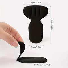 Double Thick Half-Inch T-Shaped Foam Heel Cushion And Heel Cup