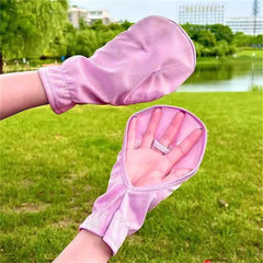 Summer Open-Fingered Short Sunscreen Gloves Sleeve Women Lady Thin Driving Outdoor Riding Gloves Mittens Sun Protection Gloves