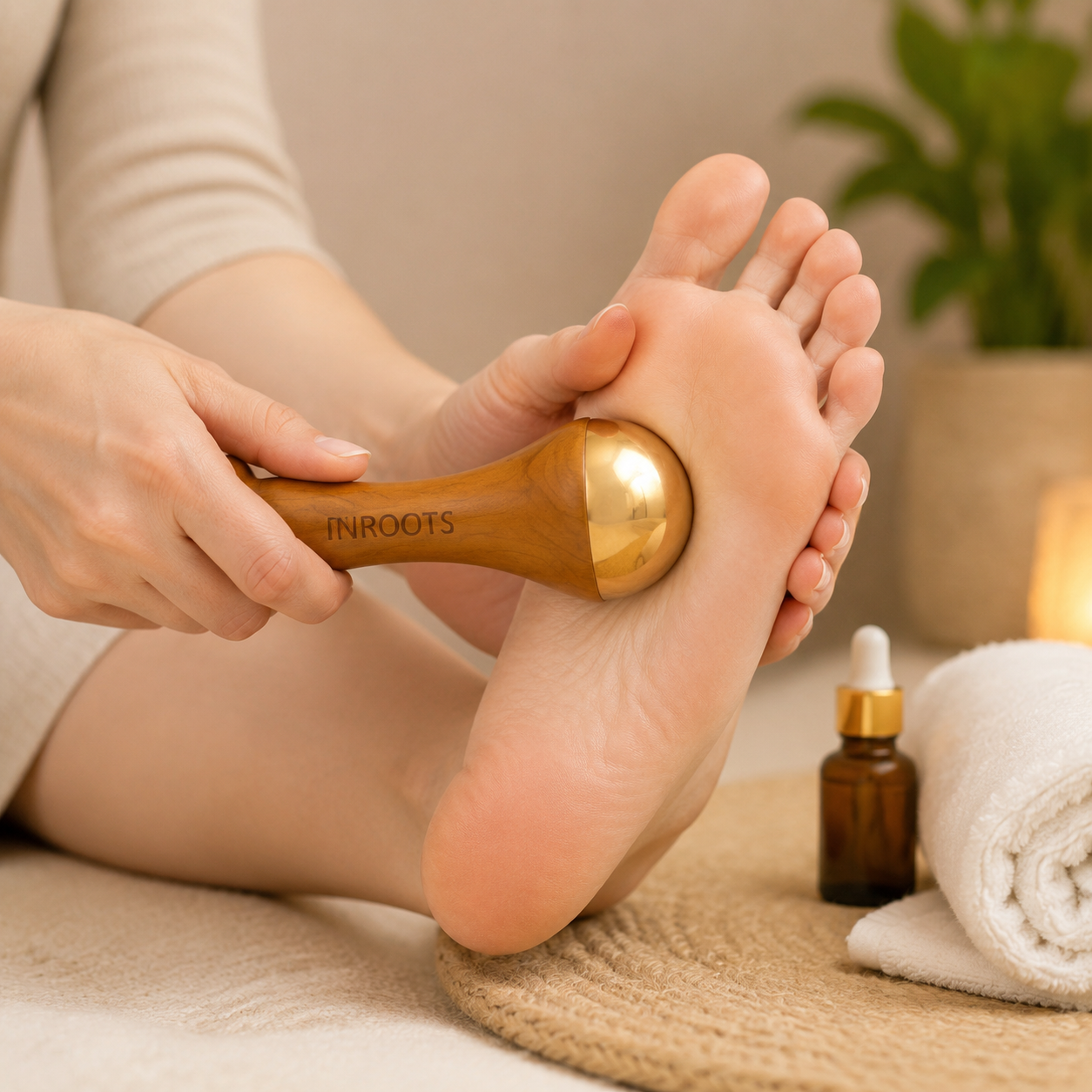 Kansa Wand foot massage