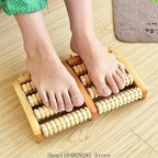 Wooden Foot Massager for Stress & Pain Relief
