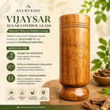 Natural Vijaysar wood glass