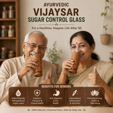 Vijaysar glass details